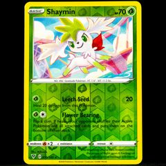 Shaymin 015/185 Reverse Holo Rare Sword and Shield Vivid Voltage SWSH Pokemon Card