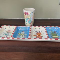 Christmas snack plate