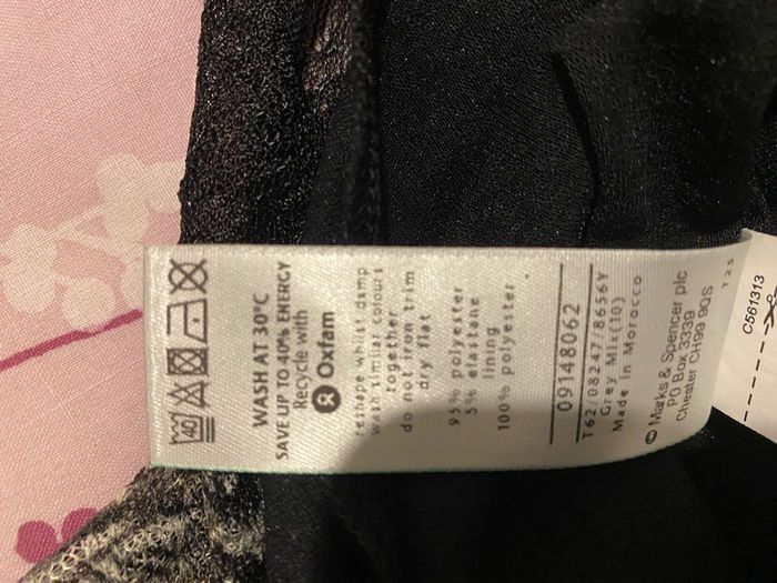 Black Lacy Per Una Top