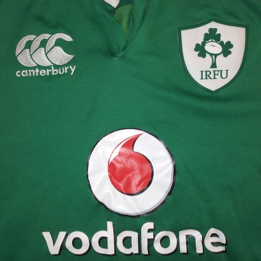 Ireland (S) Rugby Jersey Shirt Tee IRFU Eire Irish Canterbury World Cup Green St Patricks Day Paddys Day Small Vodafone