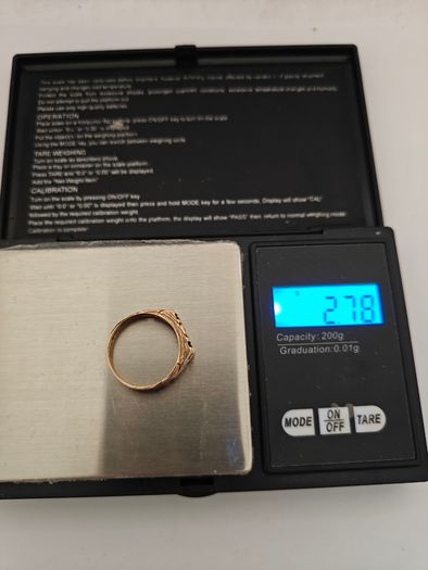 Vintage 9ct Gold MUM Ring - FULLY Hallmarked - Size P