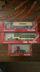 Herpa 1:87 scale model trucks