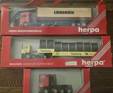 Herpa 1:87 scale model trucks