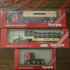 Herpa 1:87 scale model trucks
