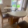 Round extendable kitchen table Image 4