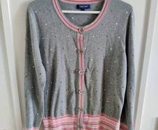 Tulchan 1990's vintage cotton cardigan ladies size large in very good condition see last three photos for exact measurements FREE STANDARD POSTAGE INCLUDED
