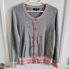 Tulchan 1990's vintage cotton cardigan ladies size large in very good condition see last three photos for exact measurements FREE STANDARD POSTAGE INCLUDED