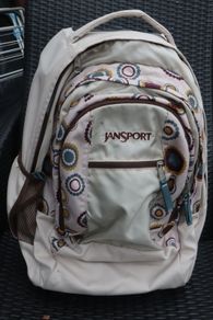 Jan Sport Wheeled trolley case, with fold out backpack straps