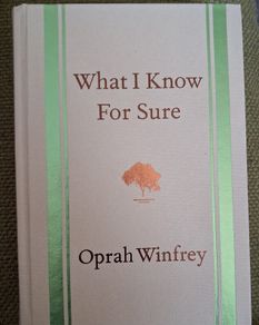 What I Know For Sure book