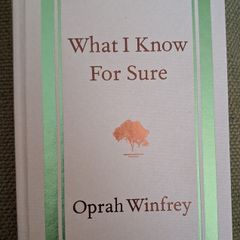 What I Know For Sure book