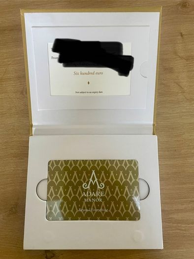 600 Adare Manor Voucher