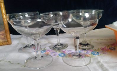 vintage, Champagne glasses, Champagne glass, champagne saucers