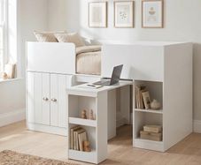 Orlando Study Bunk White