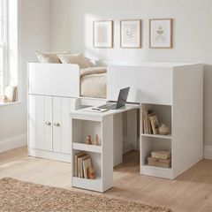 Orlando Study Bunk White