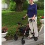 Lightweight Foldable Rollator Includes Tray and Basket - Easy Folding for Boot Height Adjustable Walking Aid Image 8