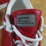 Levi's Red Leather Trainers EU 37 UK 4 Retro 70s Style Ripple Sole Sneakers Image 7