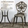 Garden Bistro Set Cast Aluminium Image 6
