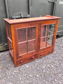 Vintage glass case
