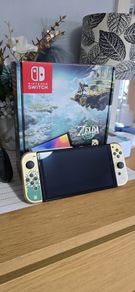 Nintendo switch oled with minecradt