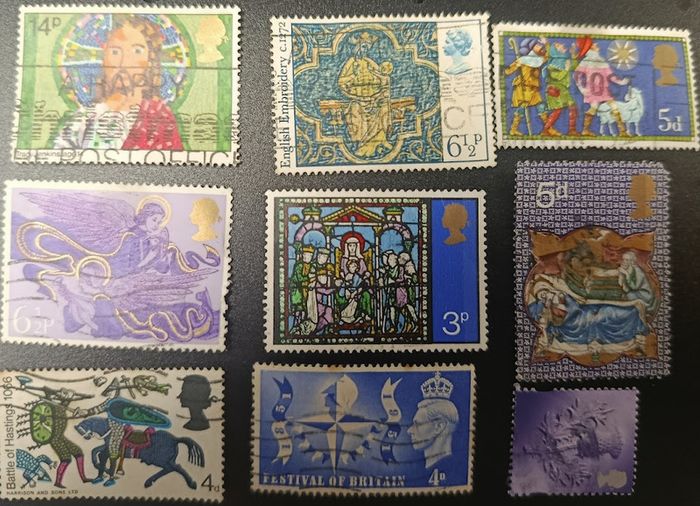 1950s 1990s Great Britain QEII History & Art