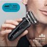braun new series 7 smart sonic shaver smart dock station clean & charge Wet and Dry Electric Shaver Image 4