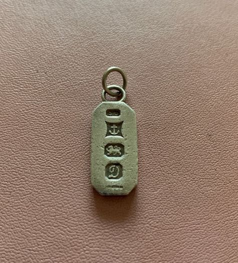 Sterling Silver Ingot Pendant