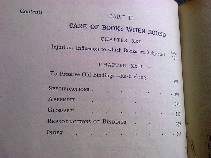 Bookbinding and the care of books Leather bound by owner Belfast N. Ireland