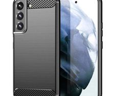 Shockproof Case For Samsung GALAXY S22 Carbon Fibre Effect Back Cover