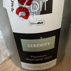 Edit washable Matt paint x 3 tins