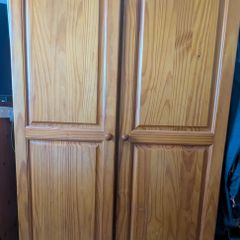 pine wardrobe