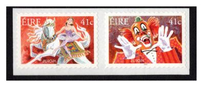 2002 Ireland Europa Circus Self-Adhesive Commemorative Stamps Mint Never Hinged (MNH)