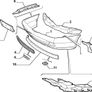 Number Plate Support (Alfa Romeo 166) Image 2