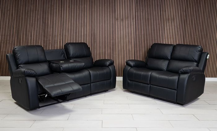 New 3+2 or 3+1+1 Holgate Leather Recliner Suite