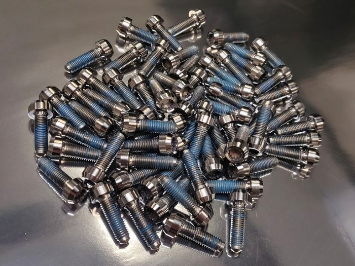 BBS M7x24mm titanium bolts