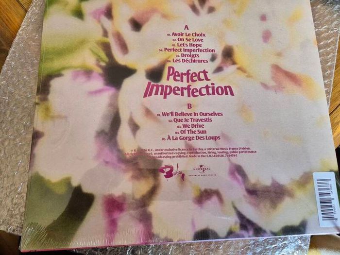 Eric Cantona Signed sealed Vinyl Record Perfect Imperfection