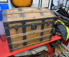 Antique wooden chest