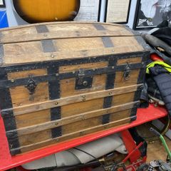 Antique wooden chest