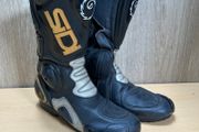 SIDI Brevettato Vertebra Motorcycle Biker Riding Black Boots Mens UK 8.5 EU 42