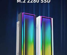 5V/3Pin ARGB AURA Sync Computer 2280 SSD M2 Radiator Aluminum PC RGB M.2 Nvme Cooler Heatsink Solid State Drive Heat Sink Cooler