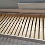 Good Solid White Shabby Style Wooden Single Bed Frame - Can Deliver Image 3