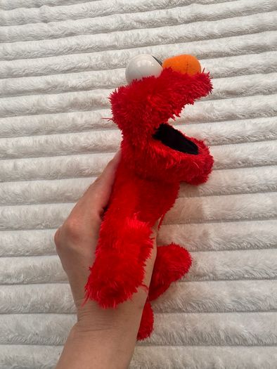 Elmo Sesame Street Hasbro Plush Doll Toy Talks 32443/32442 approx. 25 cm. 2010 Used Please see photos