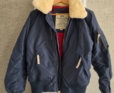 Men's Navy Bomber Jacket