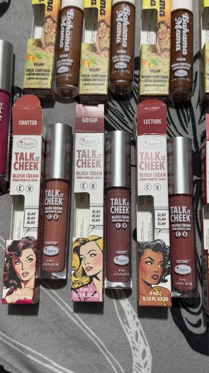 The balm new liquid bronzers, highlighters, blushers new