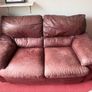 Free 2 seater leather couch Image 3
