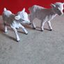 SET OF 2 Little Lamb Standing TOYS. Image 9