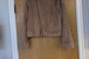 Dunnes Stores   Faux  Fur Blush  Box Jacket .  S.16. New - No Tag.