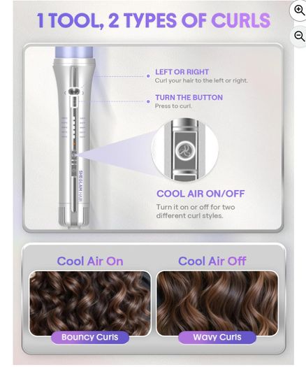 SHEGLAM Cool Air Automatic Curling Iron (32mm)
