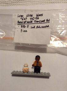 Le,go Star Wars set 75176 Resistance Transport Pod minifigures