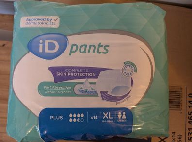 iD Pants Plus XL Adult Incontinence Pants/Nappies