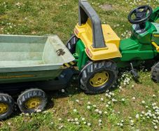 Tractor and trailer.